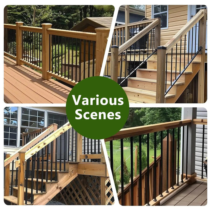 Durable Hollow Deck Balusters with Screws HAUSVITA