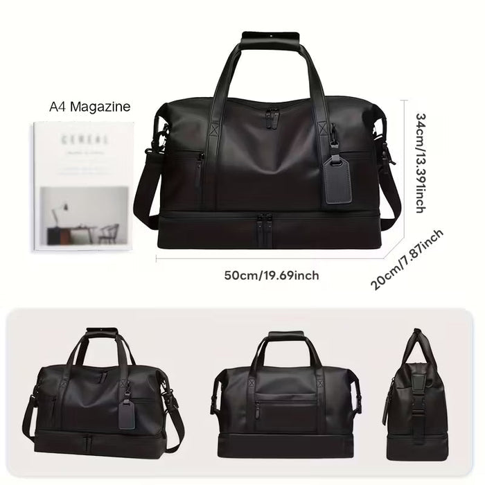 Durable Large Weekender Bag with Shoe Compartment DailySale