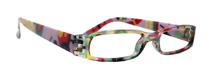 Elsa, Premium Reading Glasses for Women  (Purple flower ) Optical Frame, NY Fifth Avenue NY Fifth Avenue