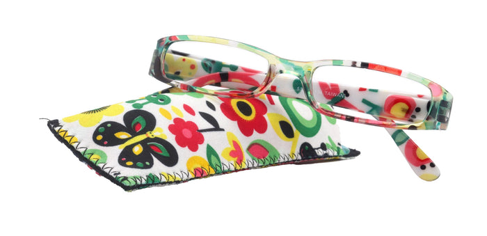 Elsa, Premium Reading Glasses for Women  (White  flower ) Optical Frame, NY Fifth Avenue NY Fifth Avenue