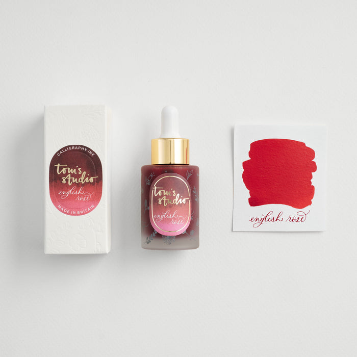 English Rose Calligraphy Ink