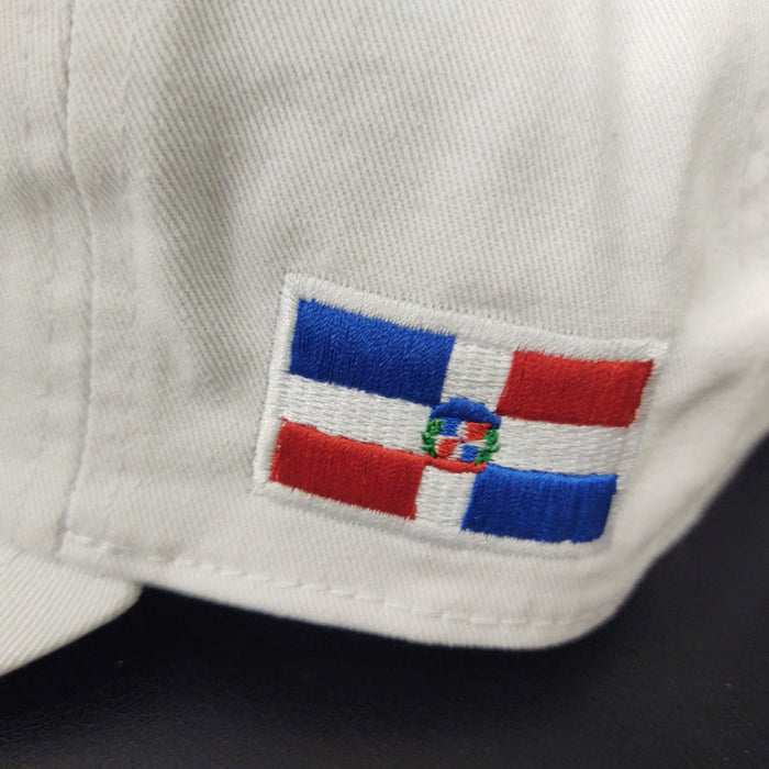Escudo Republica Dominicana - Dominican Shield White / Full Color Dad Hat Peligro Sports