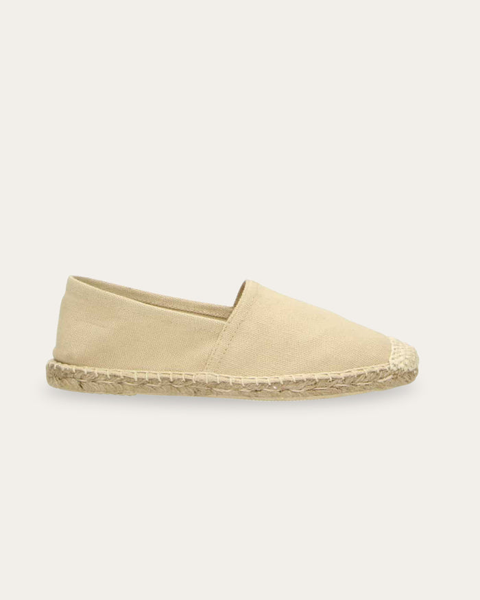 Espadrillas Alba beige in canvas - vegan