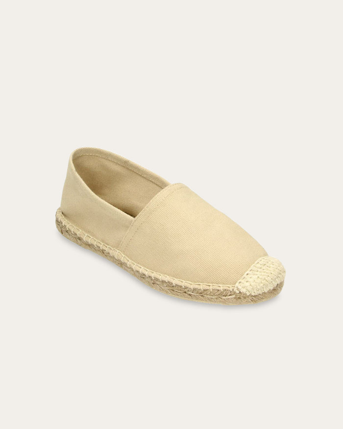 Espadrillas Alba beige in canvas - vegan