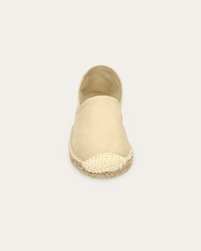 Espadrillas Alba beige in canvas - vegan