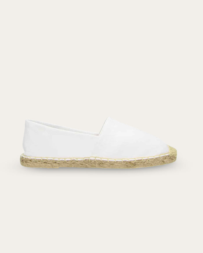 Espadrillas Alba bianco in canvas - vegan