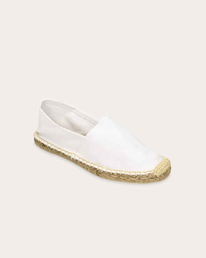 Espadrillas Alba bianco in canvas - vegan