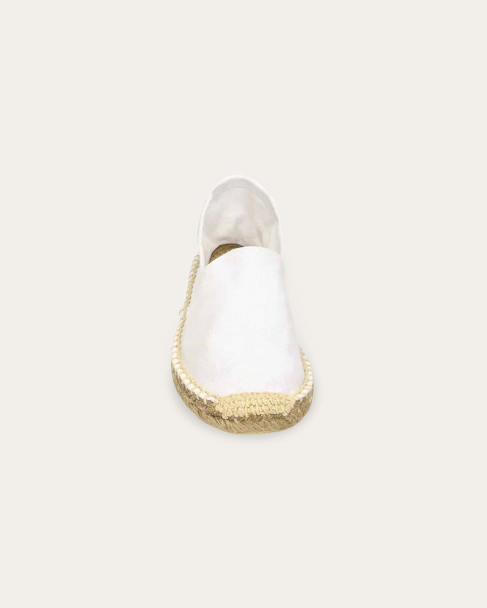 Espadrillas Alba bianco in canvas - vegan