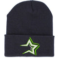 Estrellas Orientales Skully Beanie Black Hat Peligro Sports