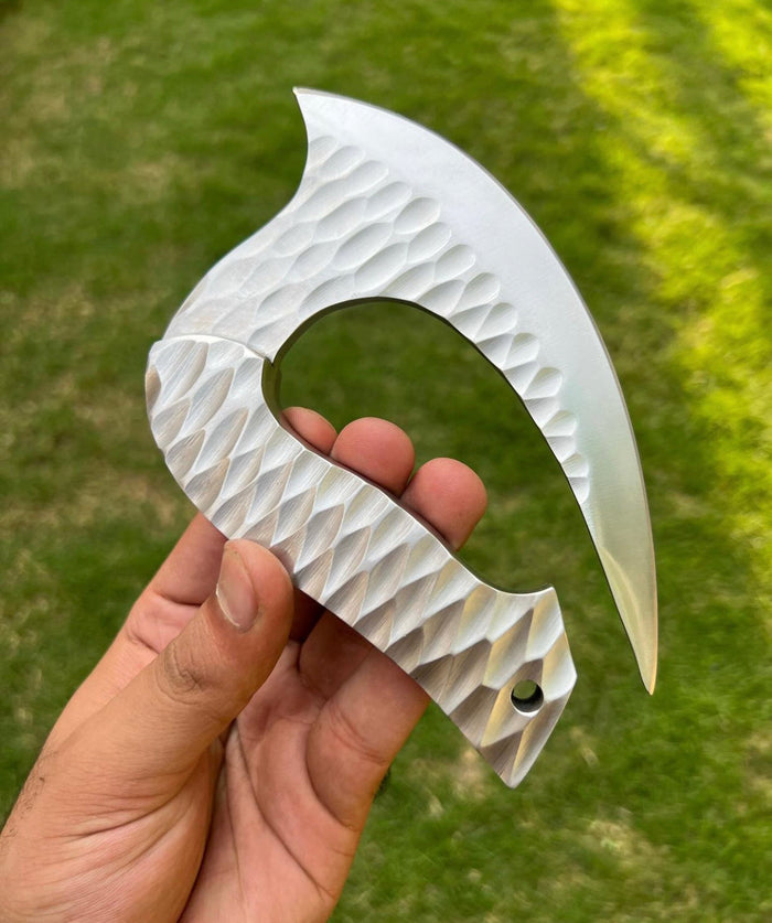 "Exquisite Handforged D2 Steel Ulu Knife cskforged