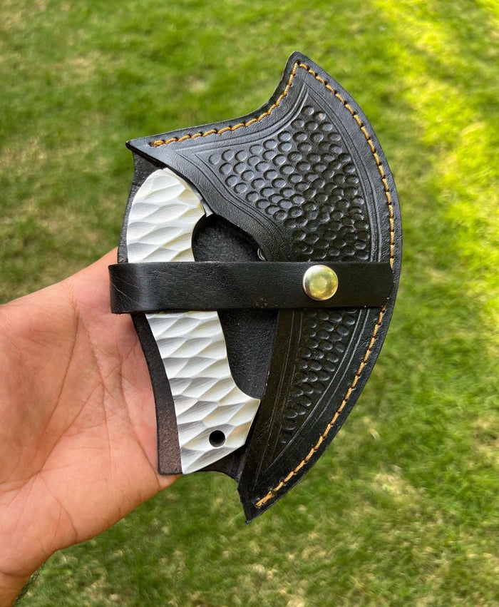 "Exquisite Handforged D2 Steel Ulu Knife cskforged