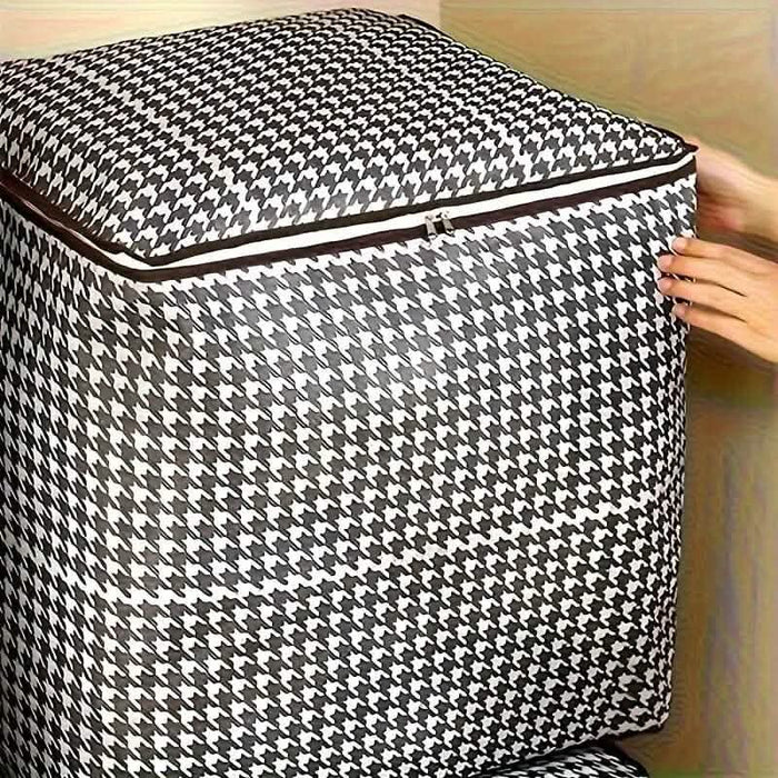 Extra Large 47.55 Gallon Plaid Thickened Storage Box DailySale