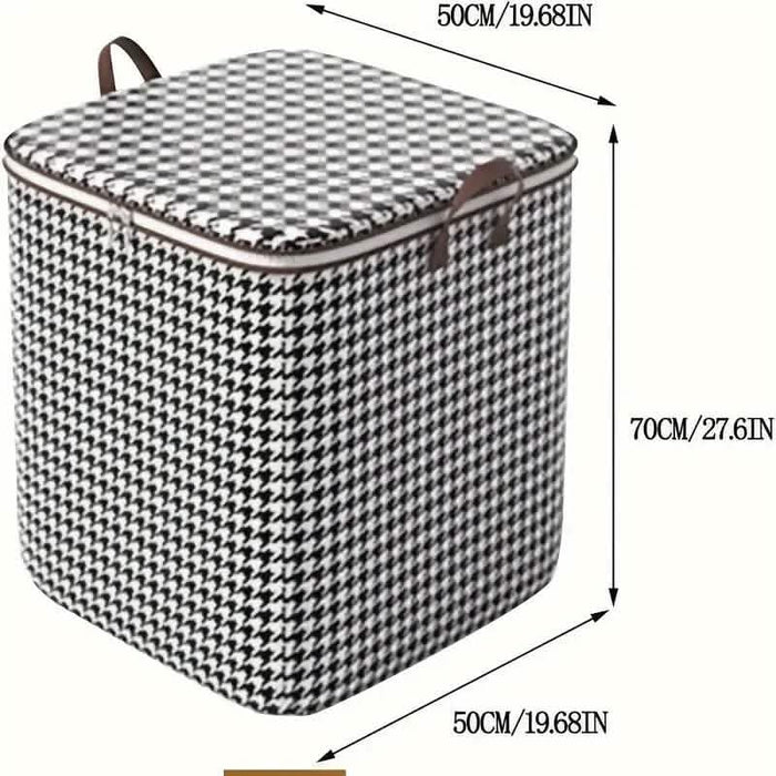Extra Large 47.55 Gallon Plaid Thickened Storage Box DailySale