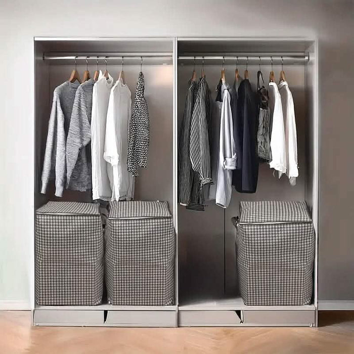 Extra Large 47.55 Gallon Plaid Thickened Storage Box DailySale
