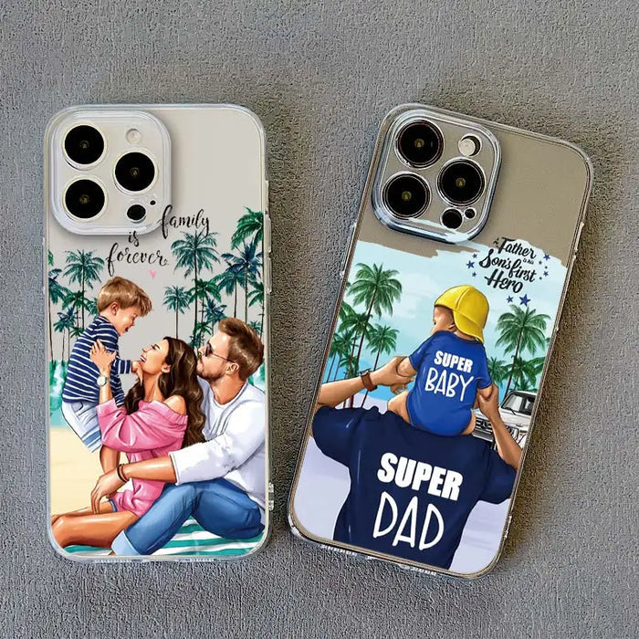 Family Mama Of Girl Mom Clear Phone Case For iPhone PhoneShells