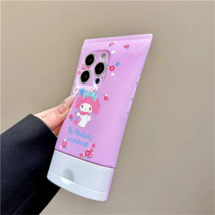 Fashion 3D Cute Hello Kitty Pattern Silicone Candy Solid Color Phone Case PhoneShells