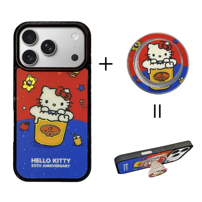 Fashion Cartoon Hellokitty Magnetic Phone Case For iPhone PhoneShells