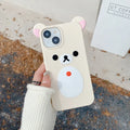 Fashion Cute Cartoon Rilakkuma Bear Soft Silicone Phone Case PhoneShells