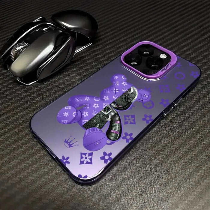 Fashion Cute R-Robert Bear Phone Case For iPhone PhoneShells