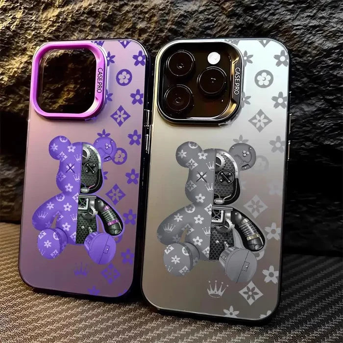 Fashion Cute R-Robert Bear Phone Case For iPhone PhoneShells