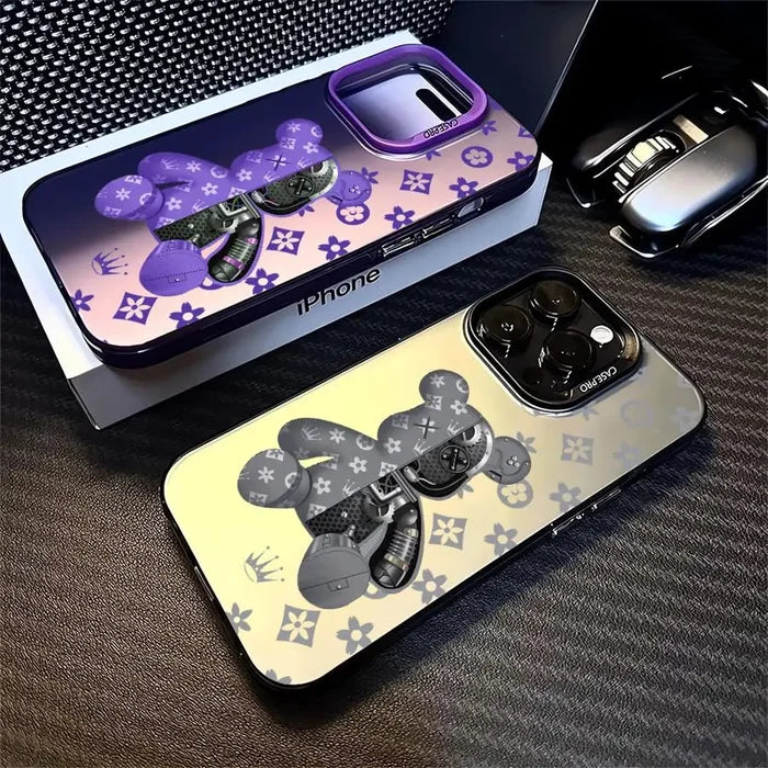 Fashion Cute R-Robert Bear Phone Case For iPhone PhoneShells