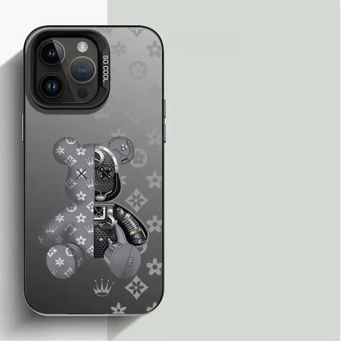 Fashion Cute R-Robert Bear Phone Case For iPhone PhoneShells