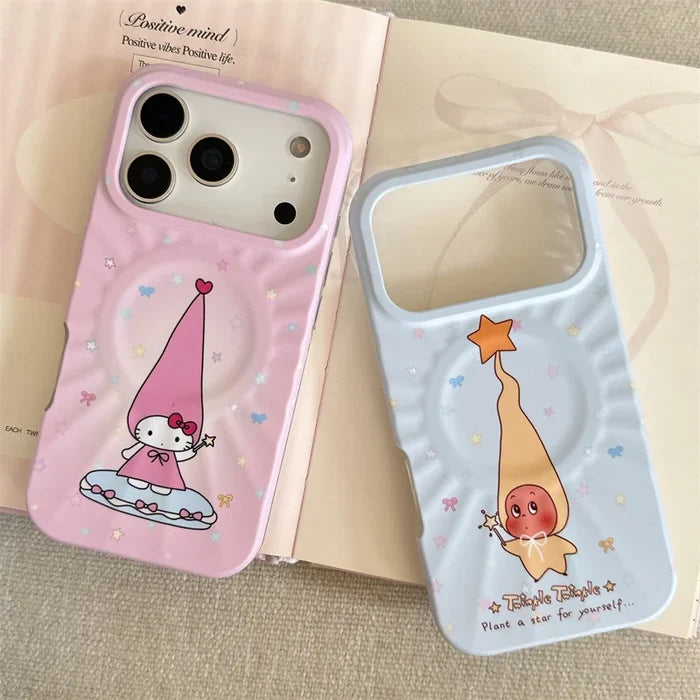 Fashion Cute Star Hellokitty Phone Case For iPhone PhoneShells