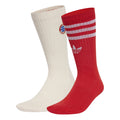 adidas FCB Crew Socks-Linen/Red runnwalk