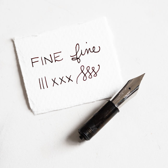 Fine fountain pen nib (stainless steel)