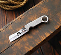 Finger Hole Bull Cutter Knife - 3.5” Blade With Unique Wire Cut cskforged