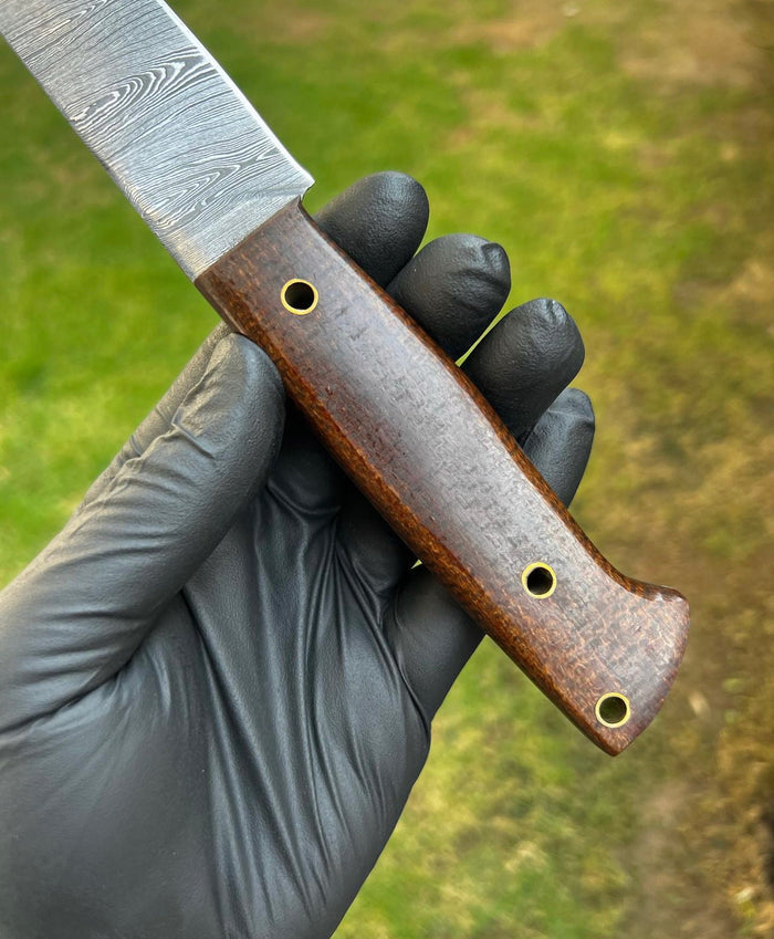 Fixed Blade Damascus steel fillet knife cskforged