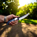 Fixed Blade Hunting Knife With Camel Bone Handle cskforged