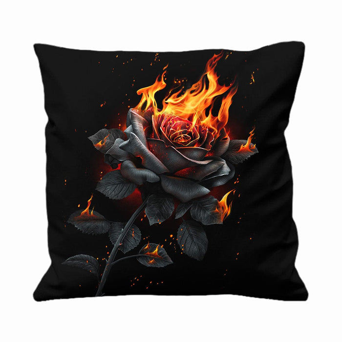 FLAMING ROSE - Square Cushion Spiral USA