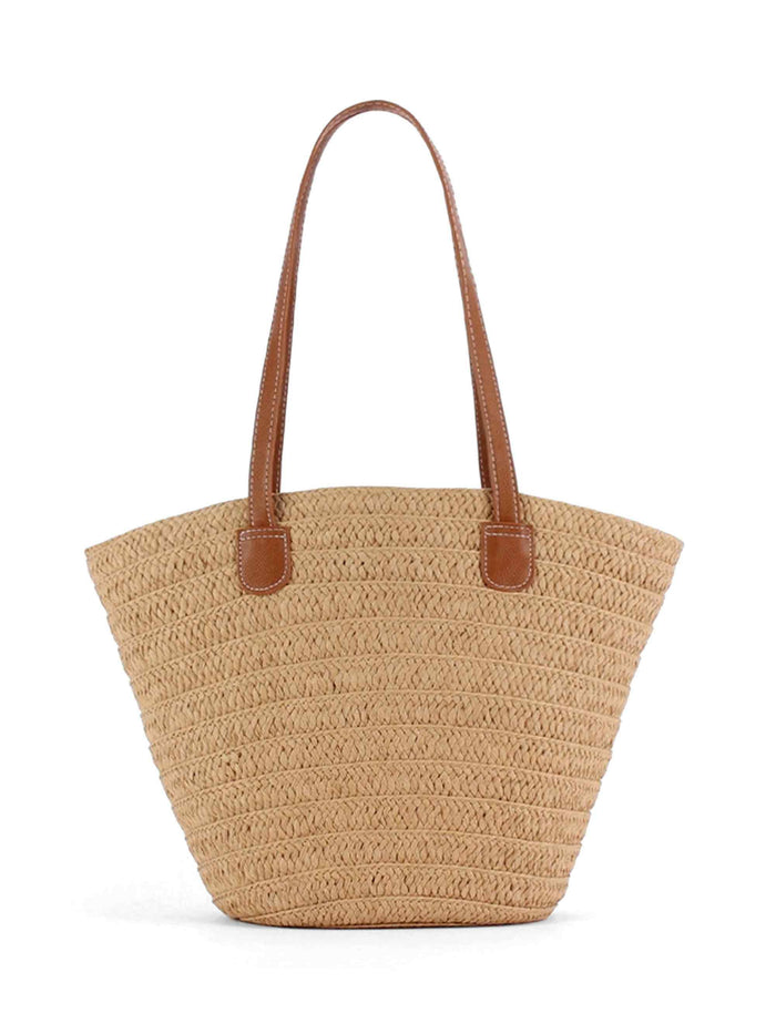 Flat Strap Trapezoid Tote LINTICO