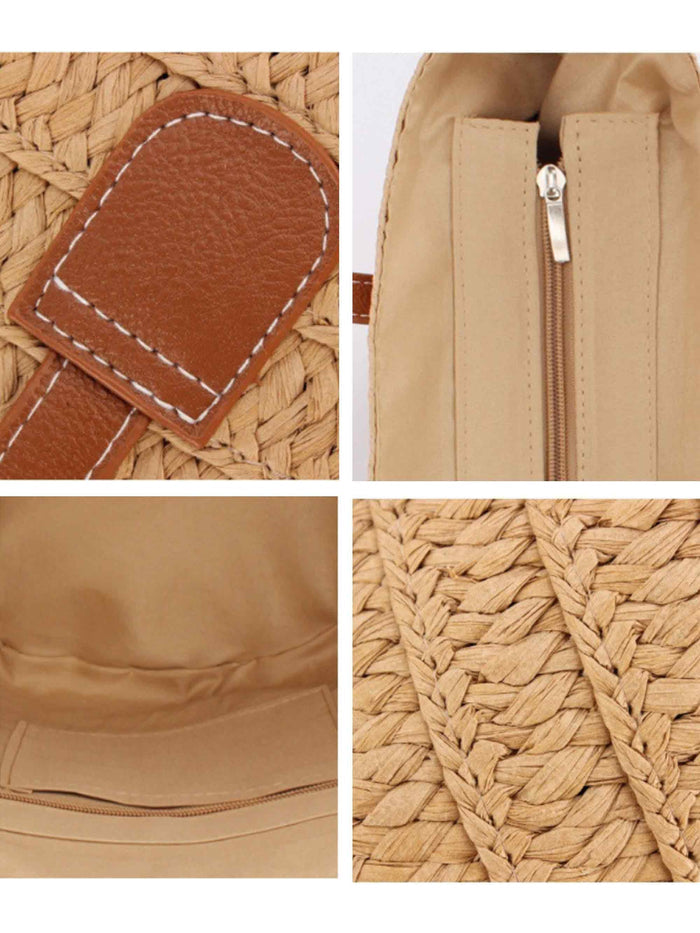 Flat Strap Trapezoid Tote LINTICO