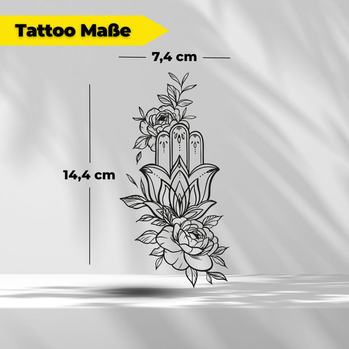 Floral Hamsa