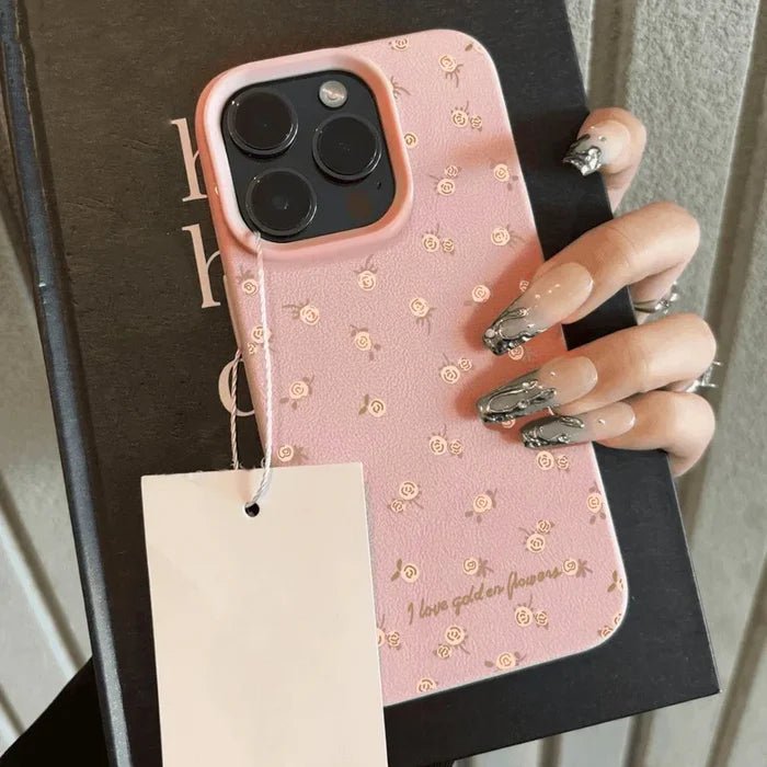 Flower Leather Phone Case For iPhone PhoneShells