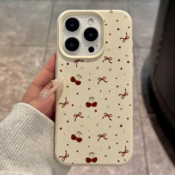 Flower Leather Phone Case For iPhone PhoneShells