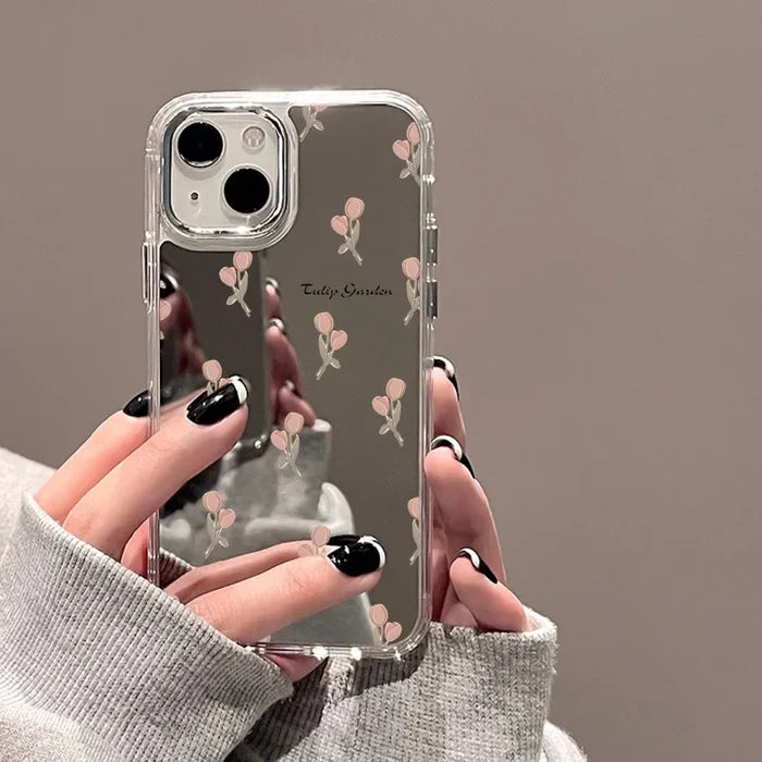 Flower Mirror Phone Case PhoneShells