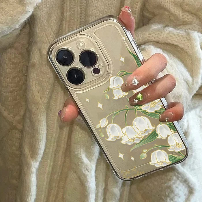 Flower Shockproof Transparent Phone Case PhoneShells