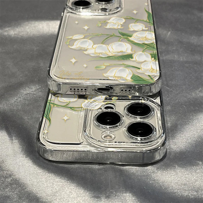 Flower Shockproof Transparent Phone Case PhoneShells