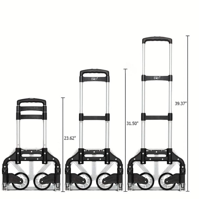 Folding Aluminum Hand Cart & Dolly – 165 lb Capacity, Lightweight & Portable DailySale