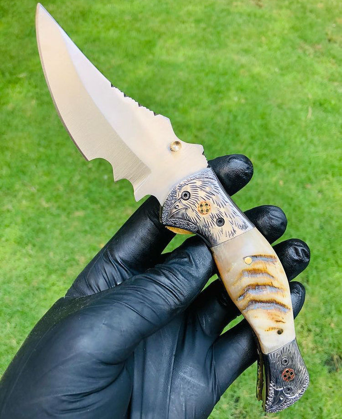 Folding pocket D2 Blade EDC Folding Pocket Knife cskforged