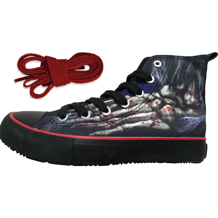 FOOT BONE - Sneakers - Ladies High Top Laceup Spiral USA