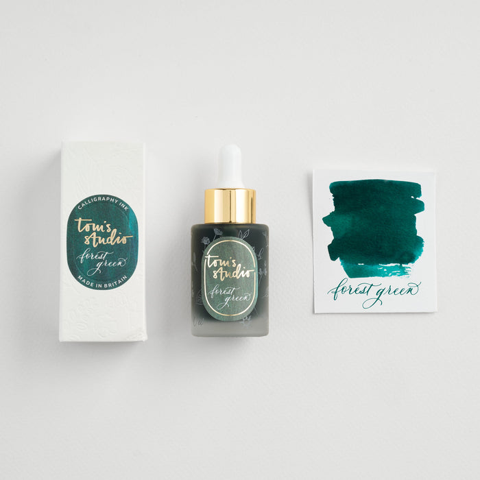 Forest Green Calligraphy Ink