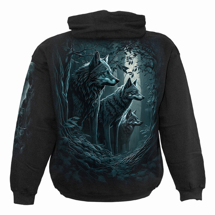FOREST GUARDIANS - Hoody Black Spiral USA