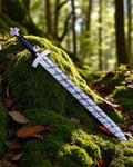 Forestfang – Hand-Forged Viking Sword with Fire Damascus Blade | Norse Warrior Series cskforged