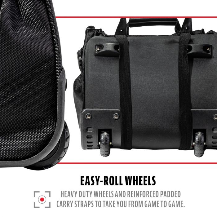 Franklin Sports Traveler Roller - Pro-Level Baseball and Softball Equipment Bag Peligro Sports