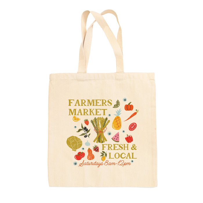 Fresh & Local Farmers Market Tote Bag Ivy + Cloth