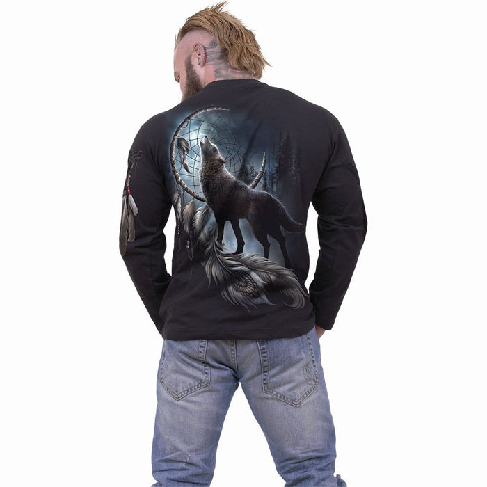 FROM DARKNESS - Longsleeve T-Shirt Black Spiral USA